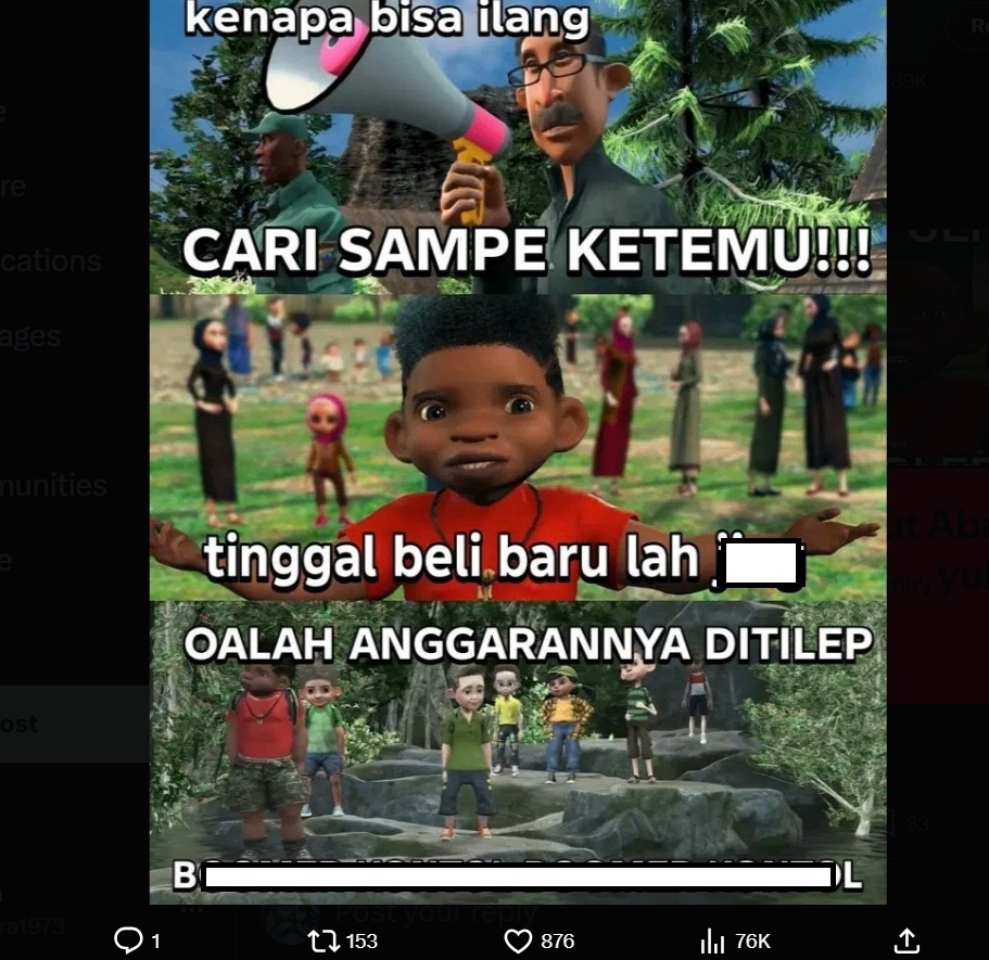 Meme Merah Putih One for All. (X @AvoMangoX)