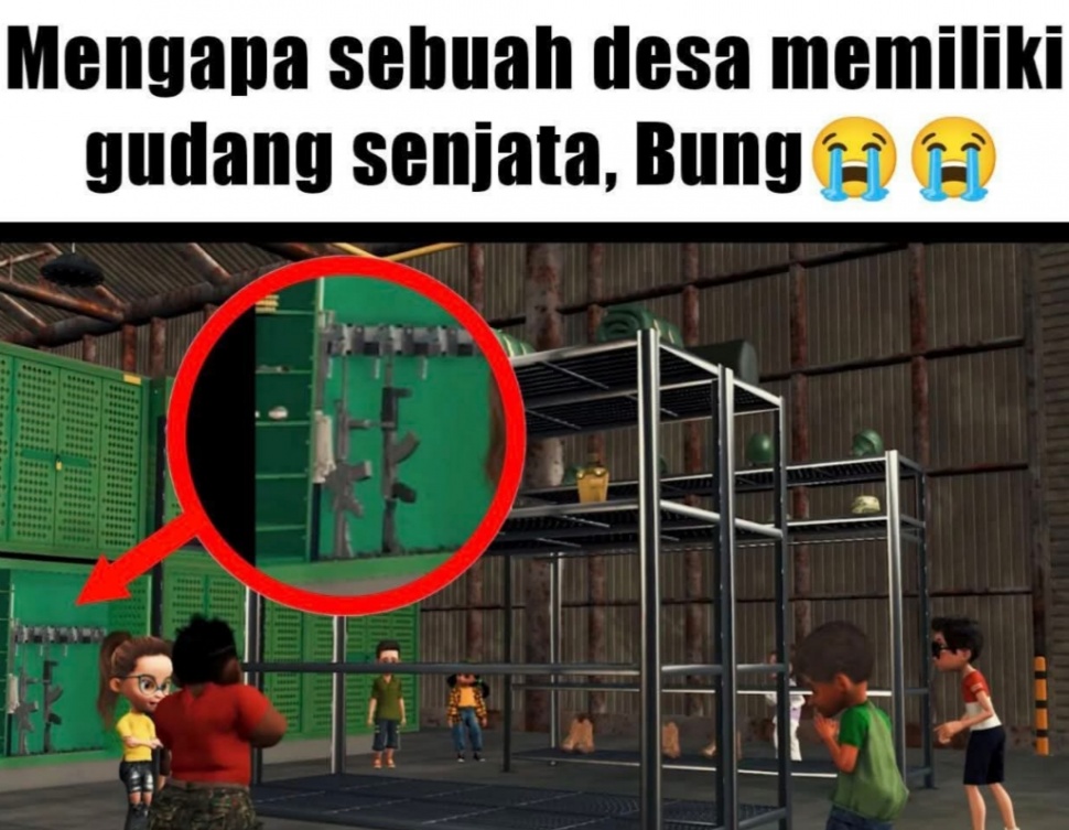 Meme Merah Putih One for All. (X @AvoMangoX)
