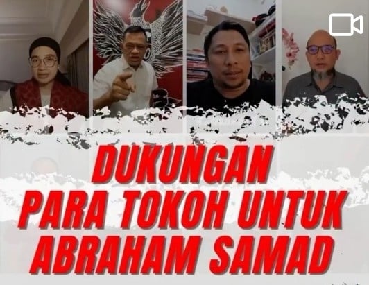 Sejumlah tokoh menyatakan dukungan kepada Abraham Samad dalam kasus Ijazah Jokowi. [Tangkapan layar akun IG]