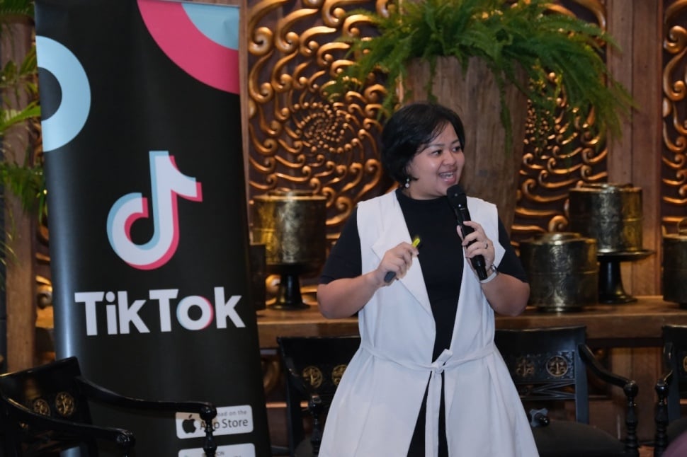 Communications Director, TikTok Indonesia, Anggini Setiawan.
