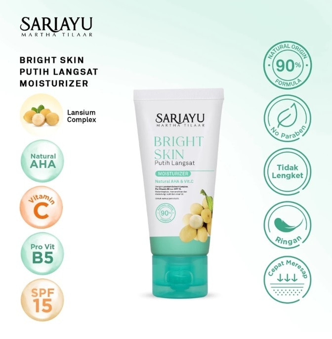Sariayu Bright Skin Putih Langsat Moisturizer (Shopee)