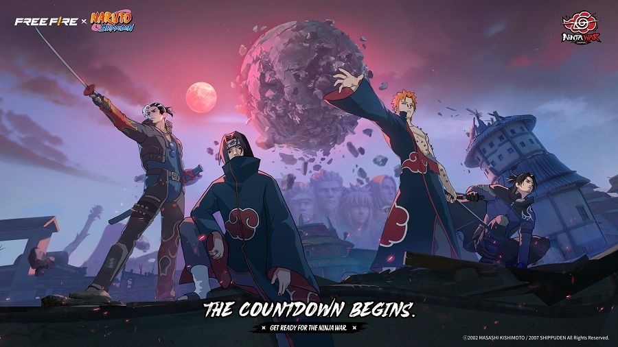 Free Fire Event Kolaborasi dengan Naruto (Garena)