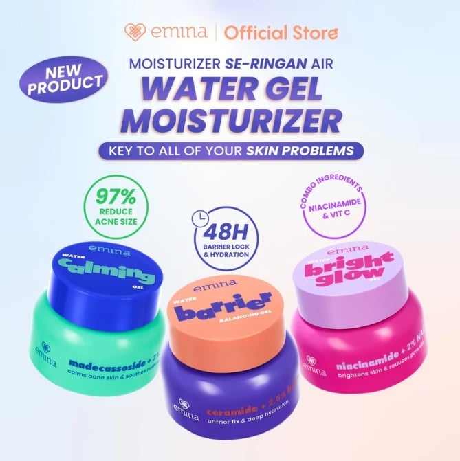 Emina Water Gel Moisturizer (Shopee)