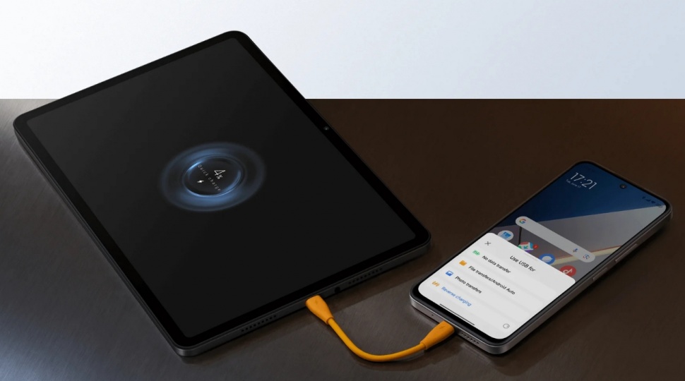 Dengan baterai jumbo, POCO M7 4G dapat digunakan sebagai power bank. (POCO Global)