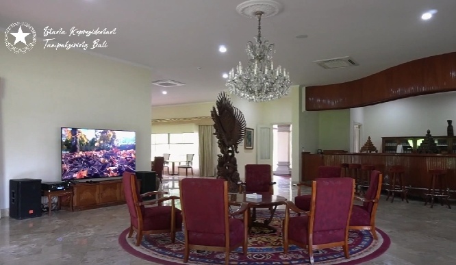 Potret Istana Kepresidenan Tampaksiring. (YouTube)