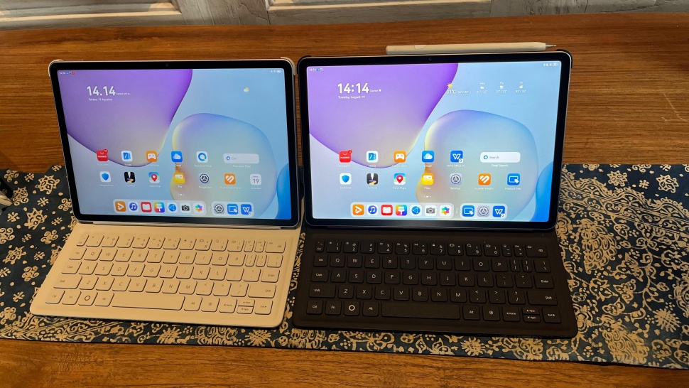 Tablet Huawei MatePad 11.5 2025 yang resmi dikenalkan ke Indonesia pada Selasa (19/8/2025). [Suara.com/Zefanya Amabel Christi R]