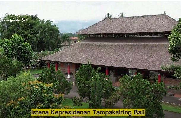 Potret Istana Kepresidenan Tampaksiring. (YouTube)