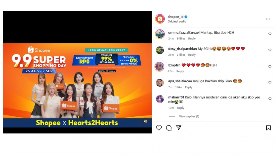 Antusiasme warganet tentang Shopee 9.9 Super Shopping Day. (Dok: Istimewa)