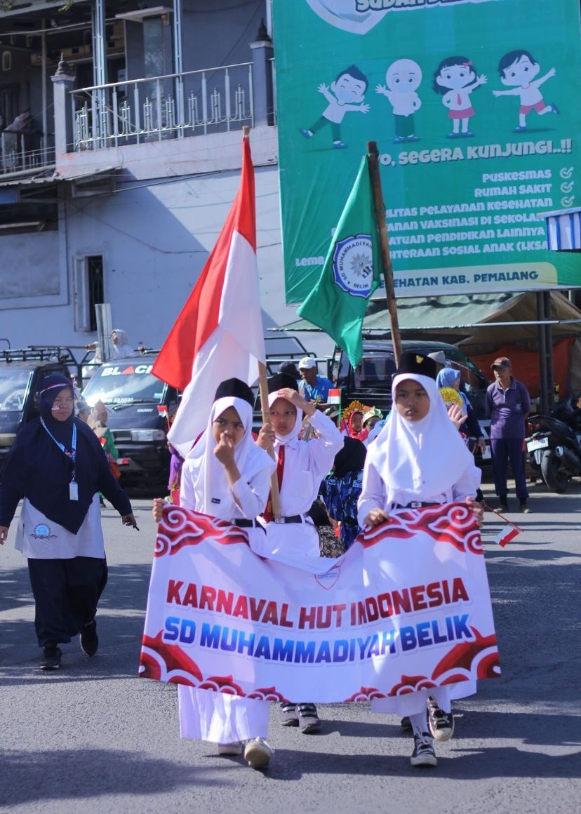 Karnaval SD Muhammadiyah Belik. (Dok. Istimewa)