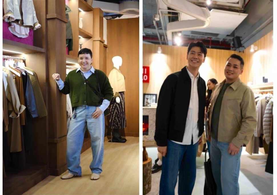 Rangga Moela, Hans Danials, dan Han Chandra (dok. UNIQLO)