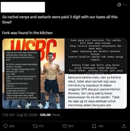 fork was found in the kitchen (X.com)