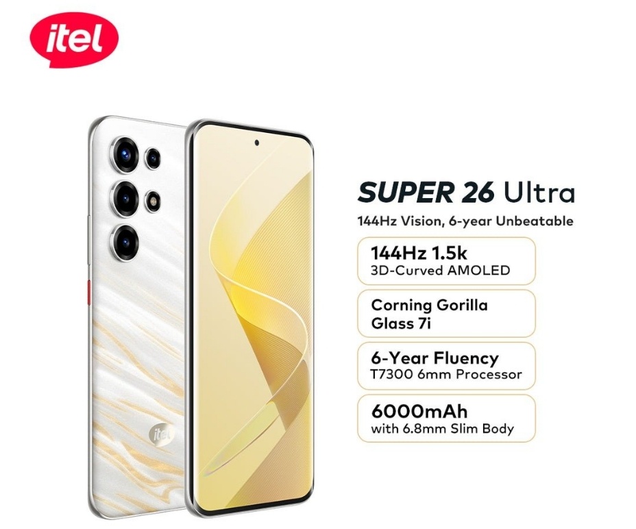 HP murah Itel Super 26 Ultra. (Itel)