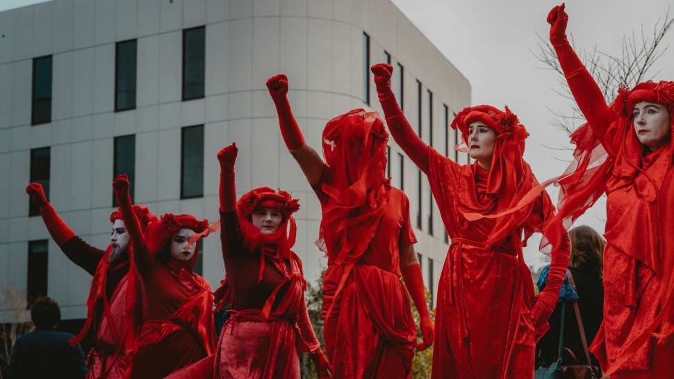 Extinction Rebellion di Inggris (Bhuwan Bansal/Unsplash)