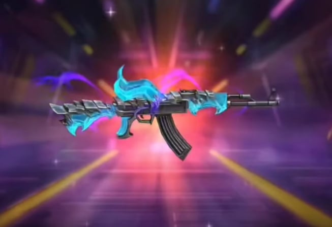 AK47 Blue Flame Draco. (ist)