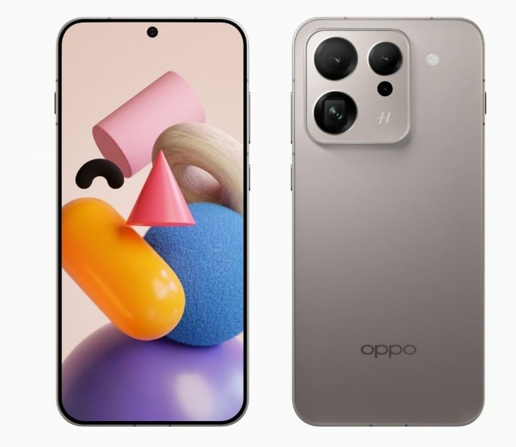 Render Oppo Find X9. (Ice Universe)