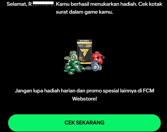 Ilustrasi mendapat hadiah di FC Mobile. (Suara.com Rezza Rachmanta)
