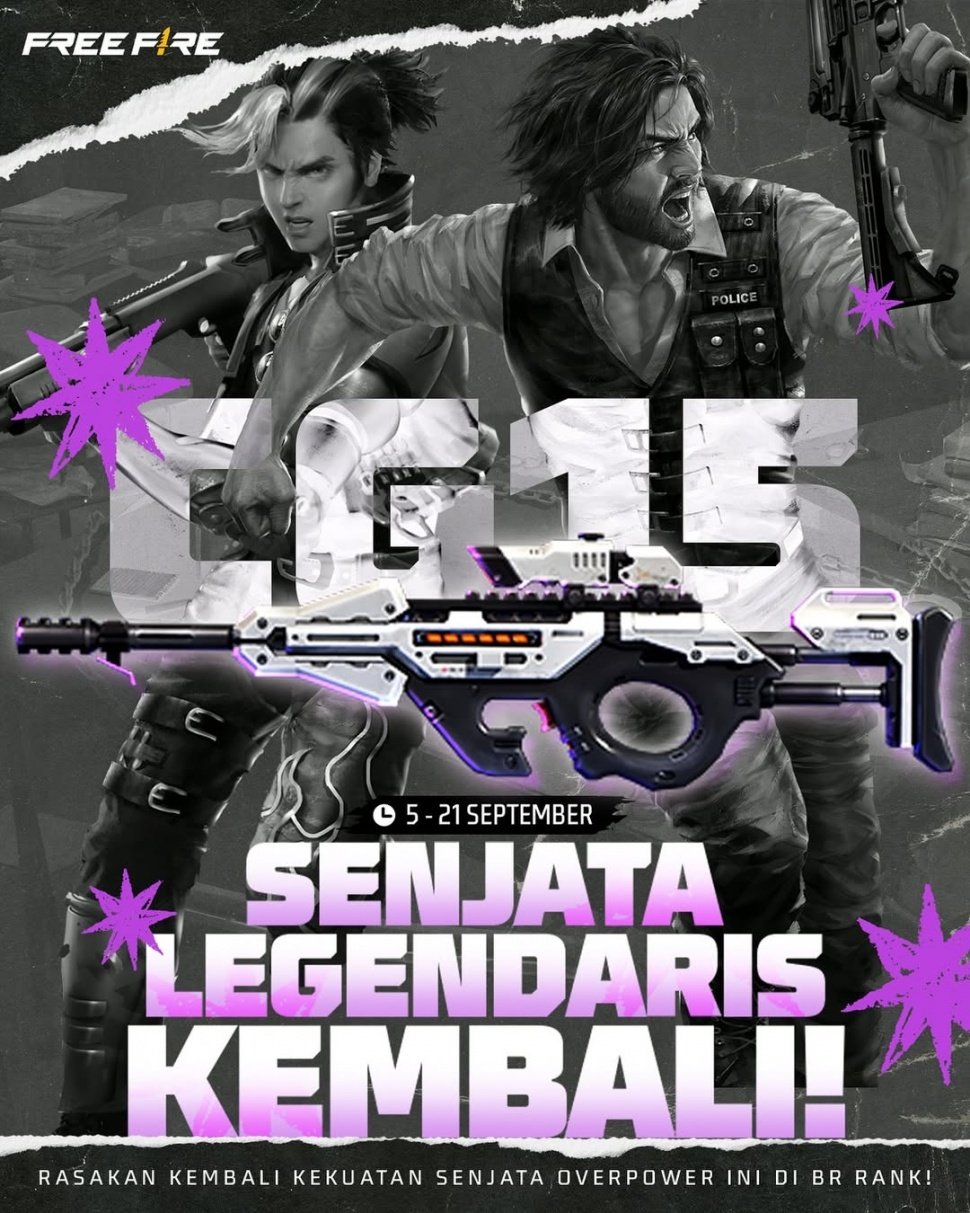 Event di Free Fire 5-14 September 2025 (Instagram/freefirebgid)