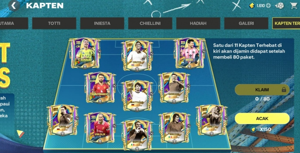 Ilustrasi Pemain Kapten di FC Mobile. (Suara.com Rezza Rachmanta)