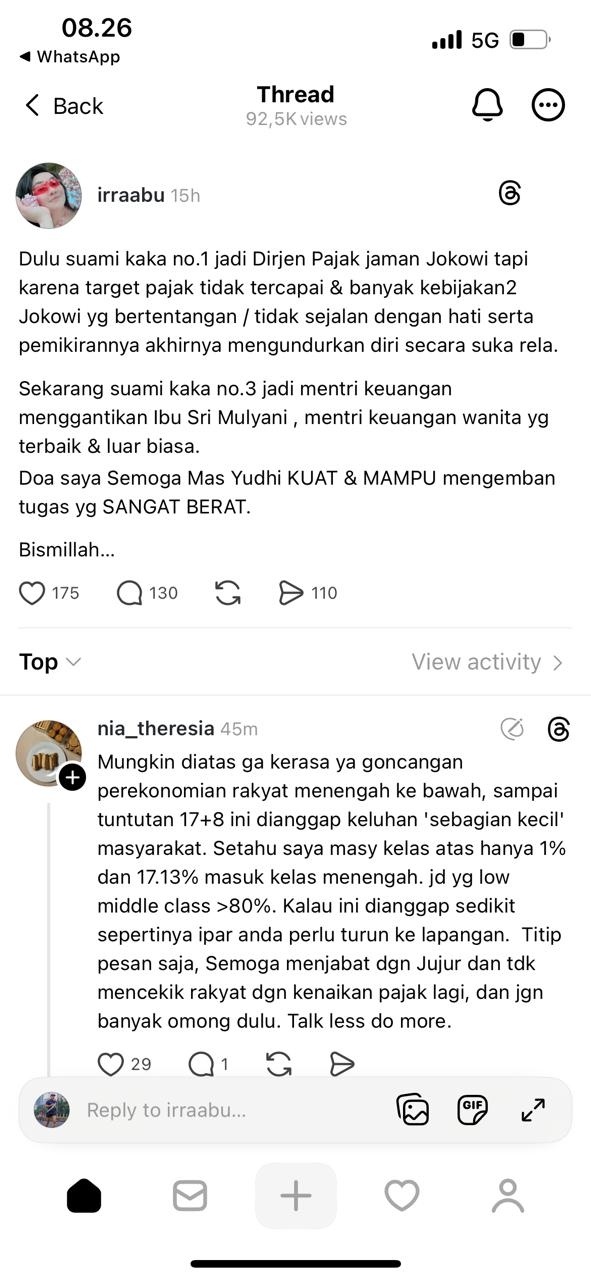 Unggahan soal Purbaya Yudhi Sadewa [Thread]