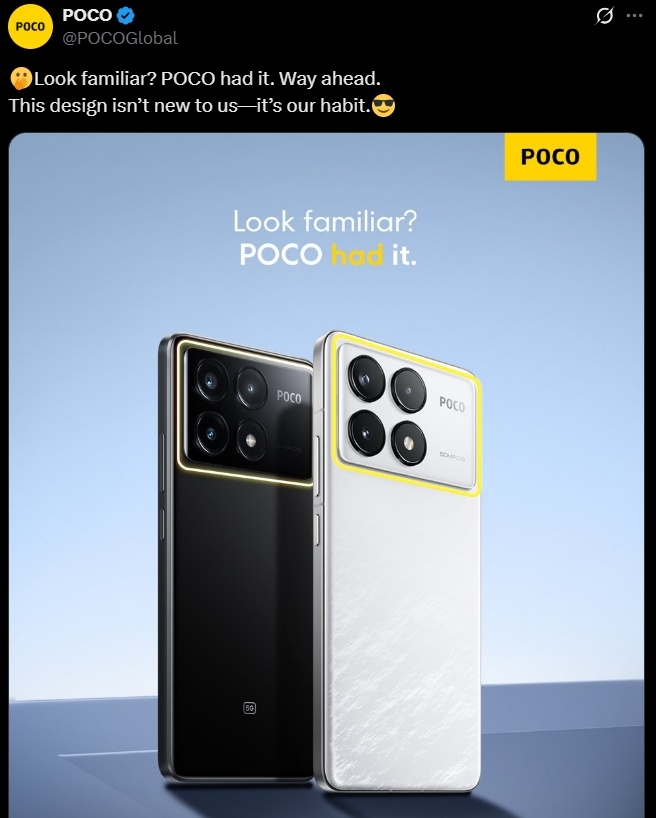 Iklan POCO diduga menyindir Apple dan iPhone 17 Pro. (X @POCOGlobal)