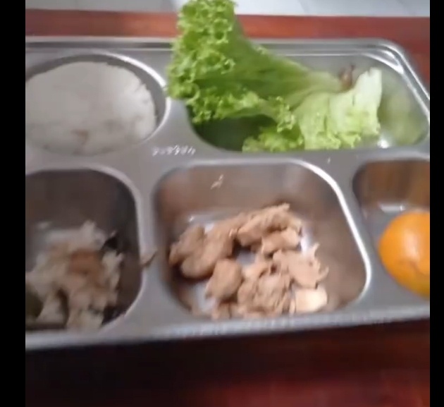 Viral terdapat siput di menu MBG. (Instagram)