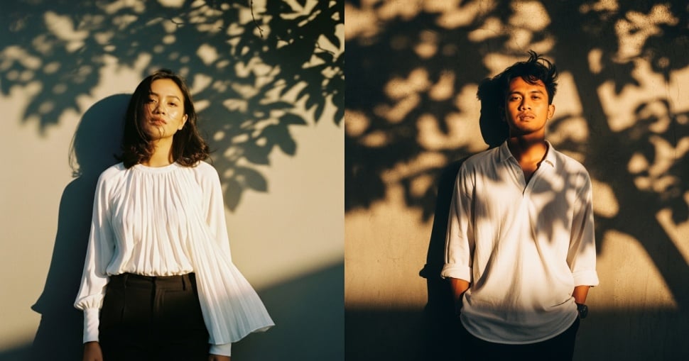 Cara Edit Foto Viral Golden Hour Estetik di Tembok dengan AI