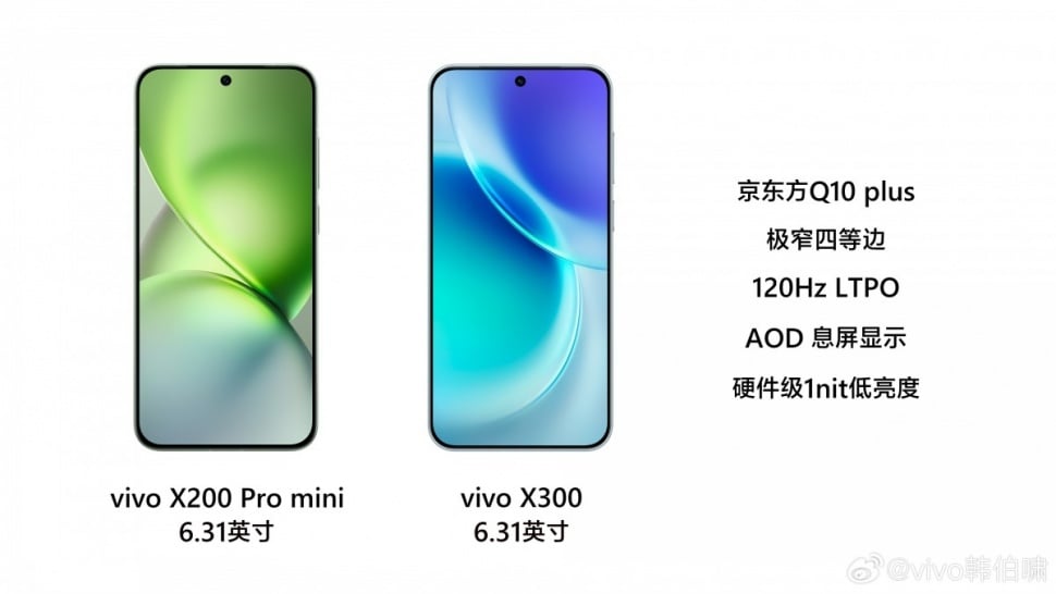 Bocoran Vivo X300 dan Vivo X300 Pro. (GSM Arena)