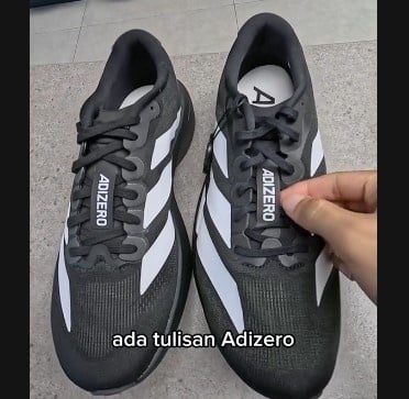 Ciri Adidas Adizero EVO SL palsu [Tiktok/senikersku]