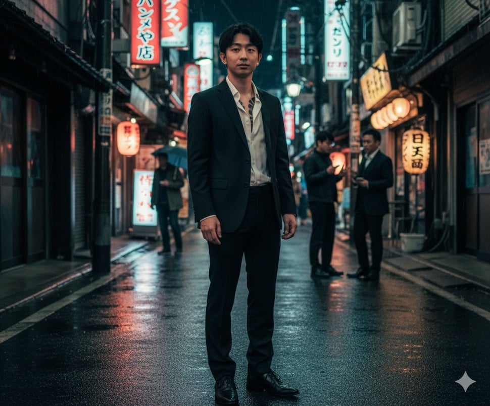 Prompt edit foto Gemini AI ala bos Yakuza. [Google Gemini]