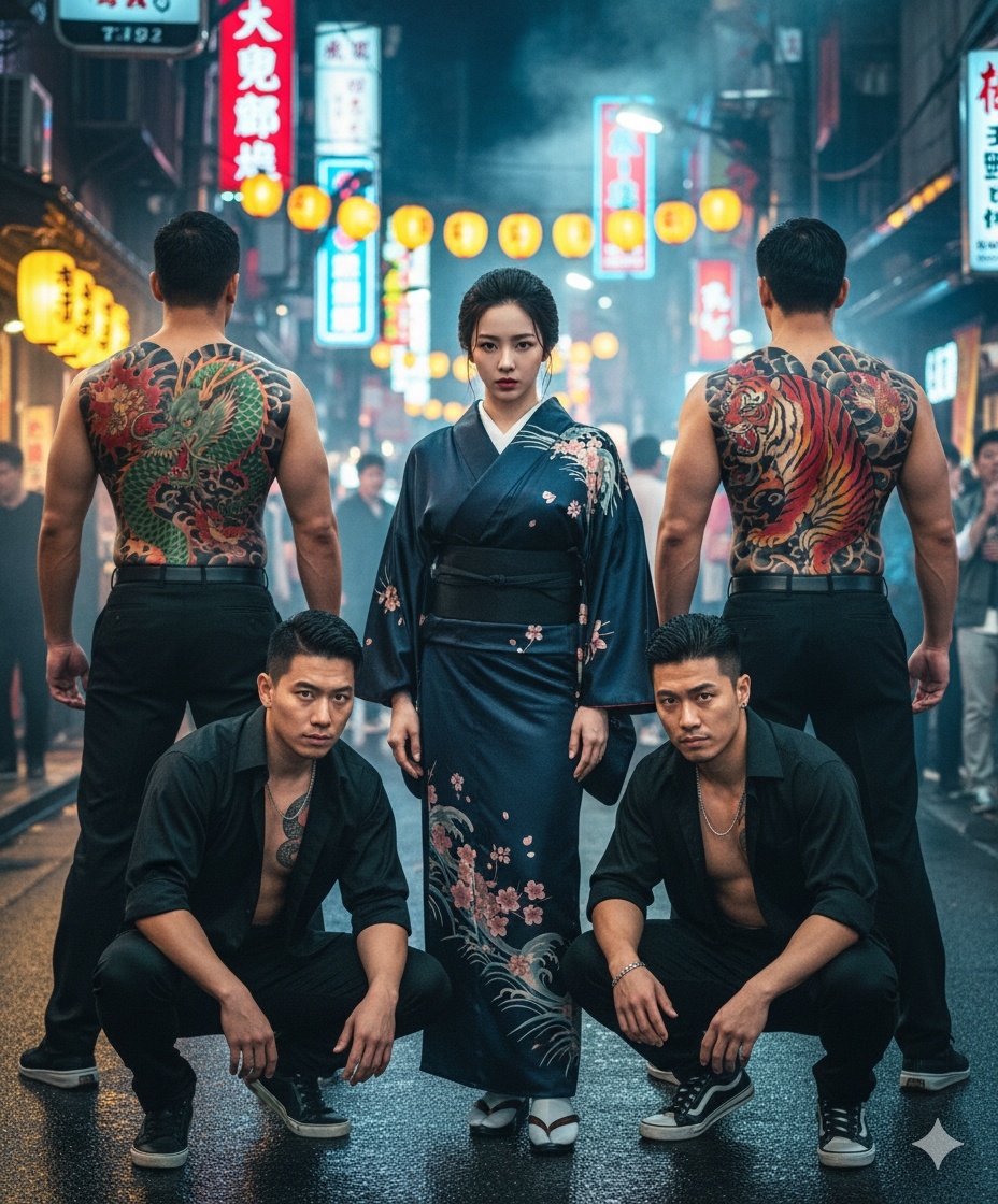 Prompt edit foto Gemini AI ala bos Yakuza. [Google Gemini]