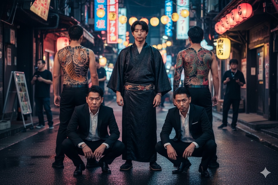 Prompt edit foto Gemini AI ala bos Yakuza. [Google Gemini]
