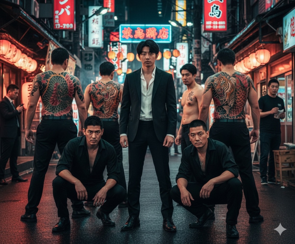 Prompt edit foto Gemini AI ala bos Yakuza. [Google Gemini]
