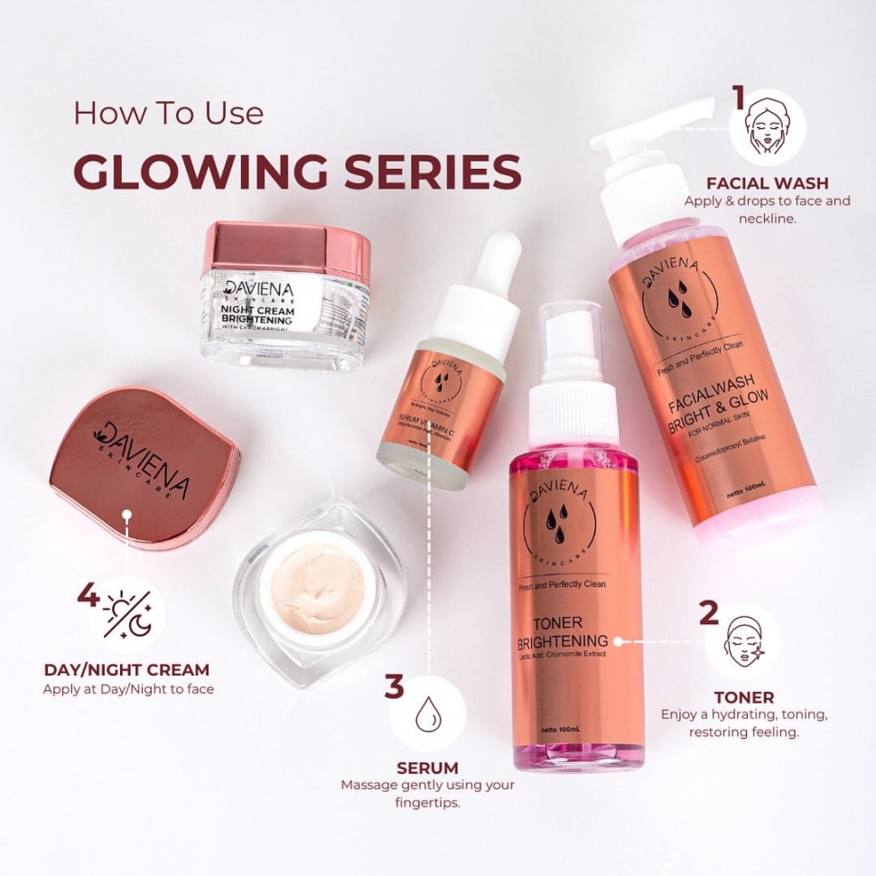 Ilustrasi Daviena Skincare. (Instagram)