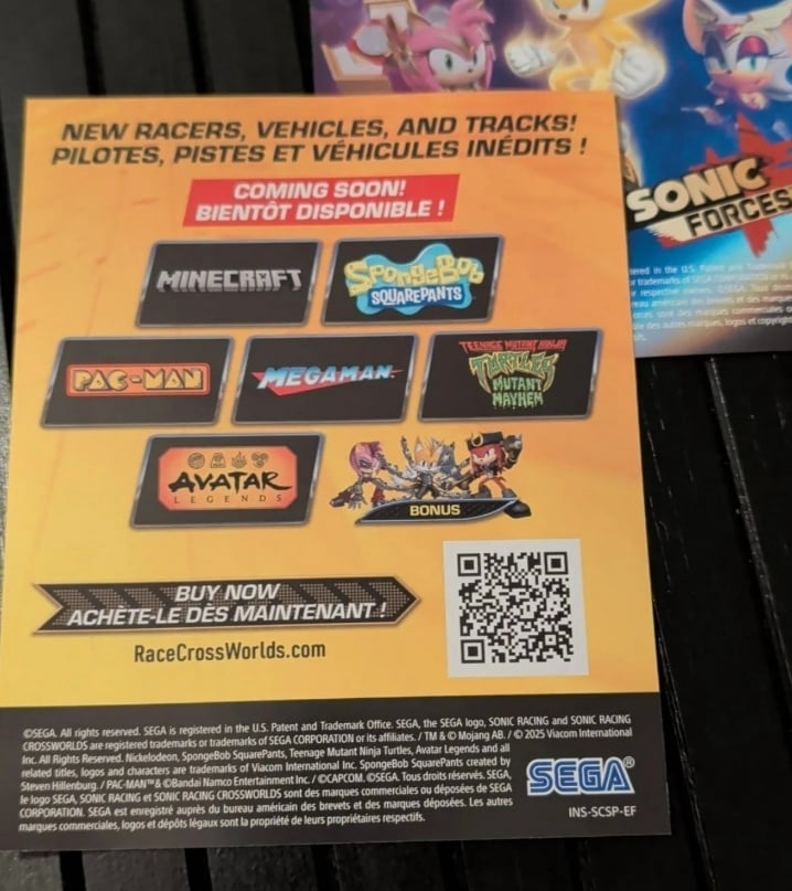 Bocoran DLC pada Sonic Racing CrossWorlds. (Reddit)