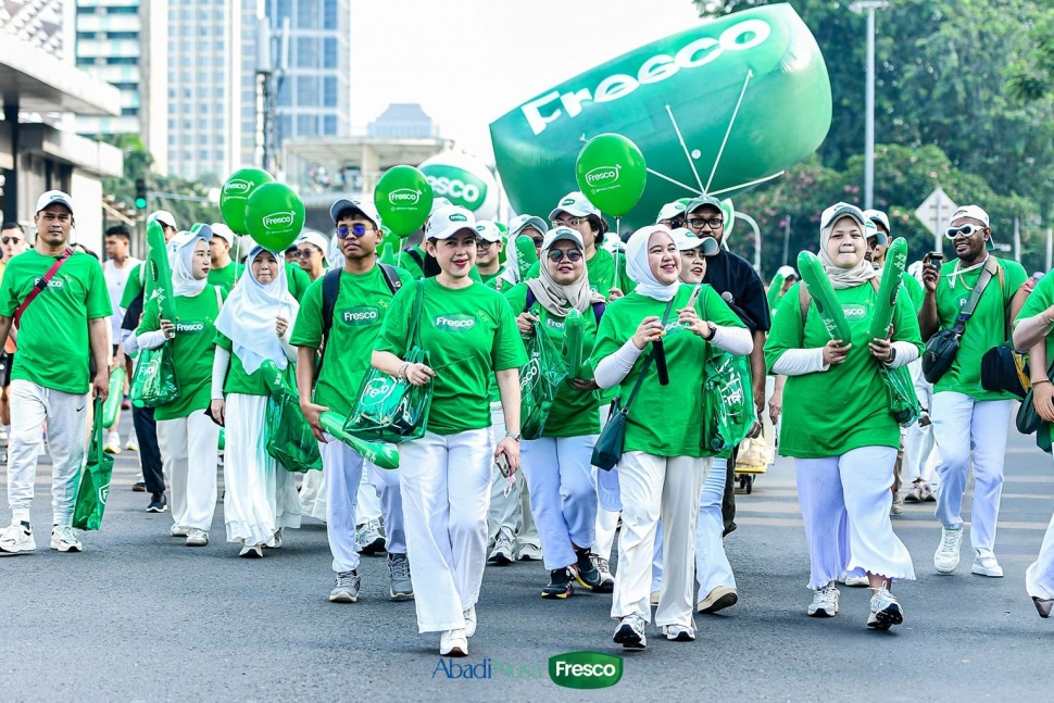 Peluncuran Fresco di Car Free Day (CFD) Sudirman, Jakarta, (dok. Fresco)