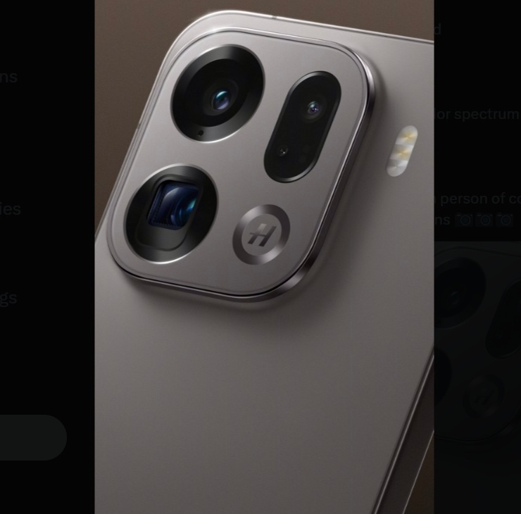 Desain Oppo Find X9. (Weibo via X @BenGeskin)