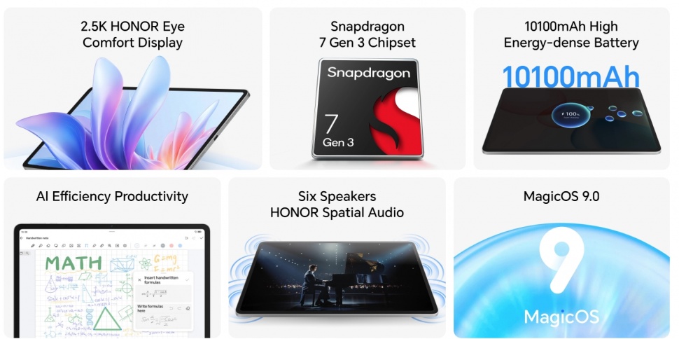 Spesifikasi Honor Pad 10. (Honor)