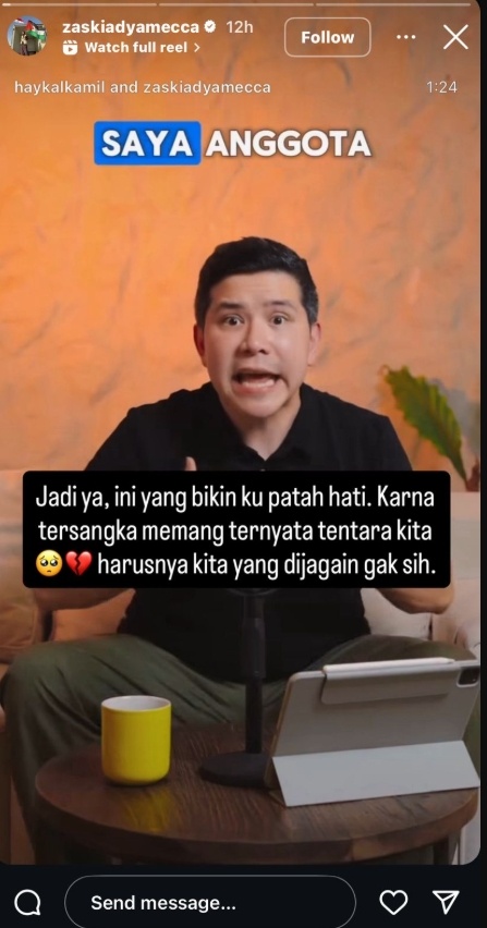 Unggahan Zaskia Adya Mecca [Instagram]
