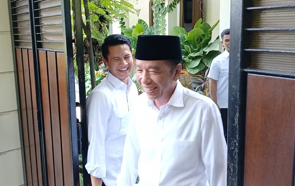 Presiden ke-7 Jokowi saat ditemui. (Suara.com/Ari Welianto)