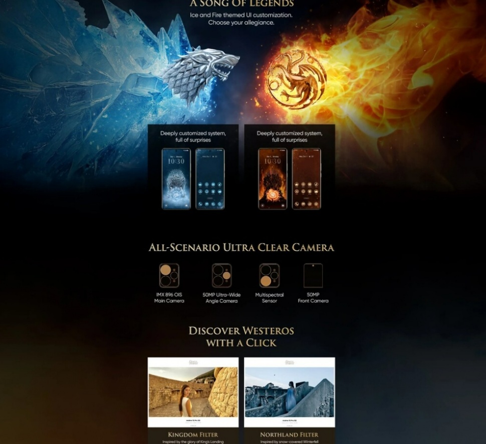 Realme 15 Pro Game of Thrones. (Realme)