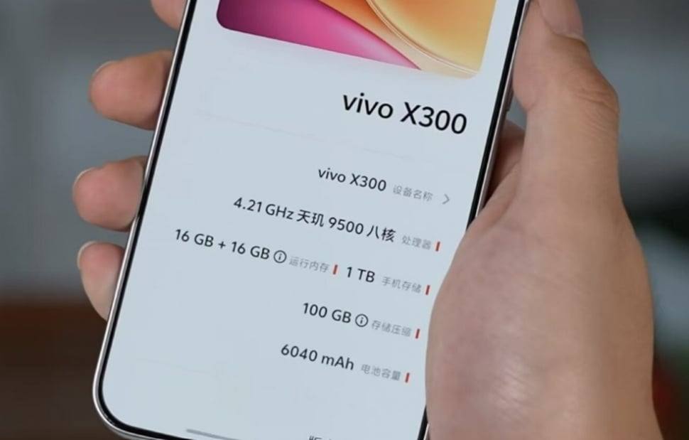 Penampakan Vivo X300. (Weibo)