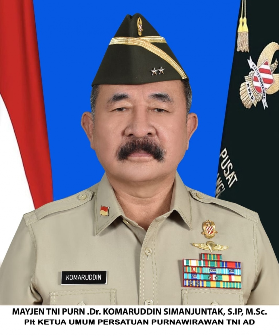 Plt Ketua Umum PPAD, Mayjen TNI (Purn) Dr Komaruddin Simantuntak. (ist)