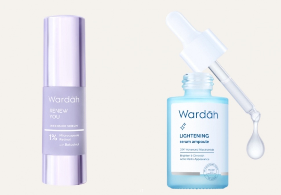 Serum Wardah untuk mengatasi flek hitam. 