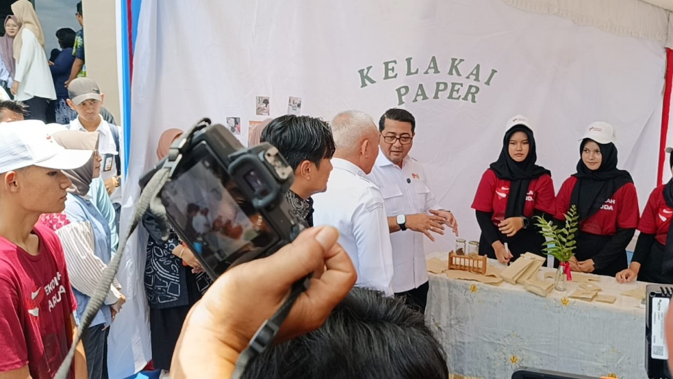 SMAN Banua Kalsel Resmi Diperkenalkan Jadi Sekolah Garuda Transformasi. (Dok: Restu Fadilah/Suara.com)
