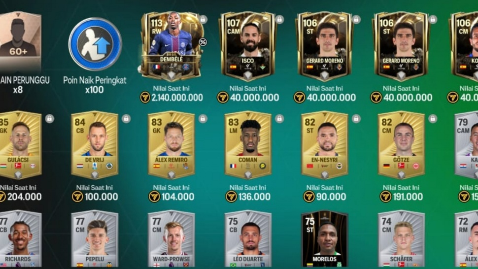 Hadiah paket Ballon d'Or. (Suara.com Rezza Rachmanta)