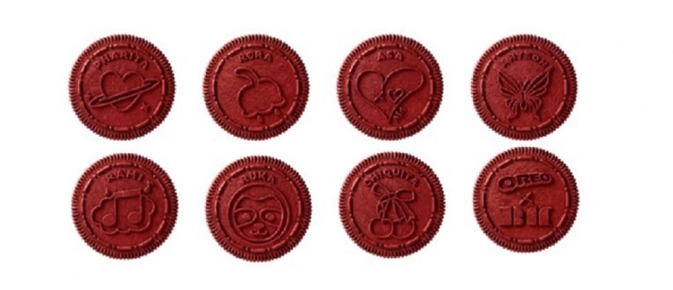  Biskuit Oreo edisi spesial, desain biskuit yang dibuat langsung oleh para member Babymonster. (dok. Oreo)