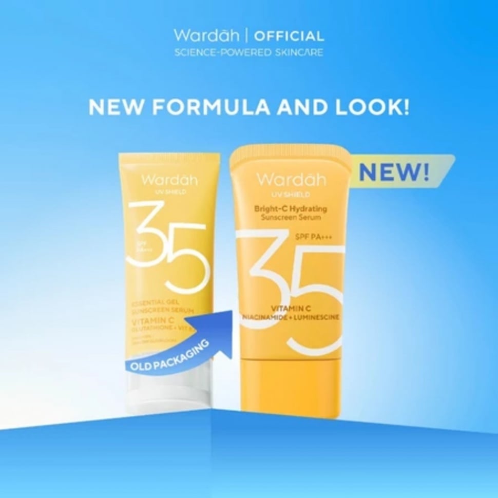 Wardah UV Shield Bright-C Hydrating Sunscreen Serum SPF 35 PA+++ (Dok. brand)