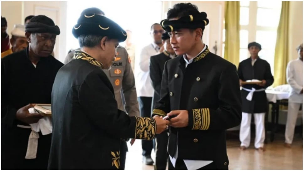 Wapres Gibran mendapat gelar dari Kasultanan Ternate. (wapresri.go.id)