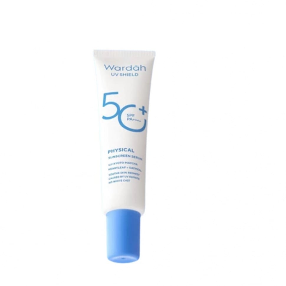 Wardah UV Shield Physical Sunscreen Serum SPF 50 PA (Dok. brand)
