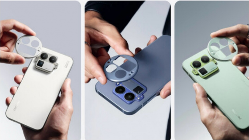Modul kamera Realme GT 8 Pro dapat diganti. (Realme)